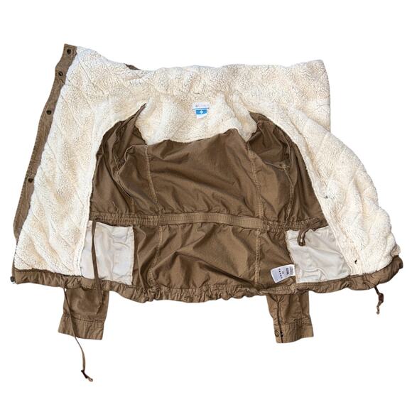 Columbia Outdoor Explorer Sherpa Lined Full Zip Jacket Women’s Small - Picture 5 of 7